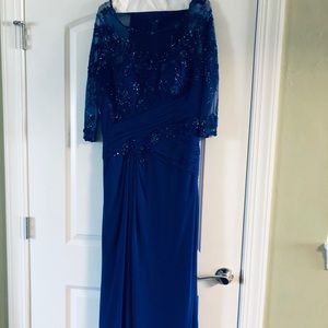Dark Blue evening dress